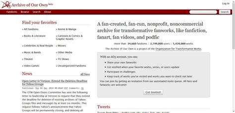 home ao3 page.